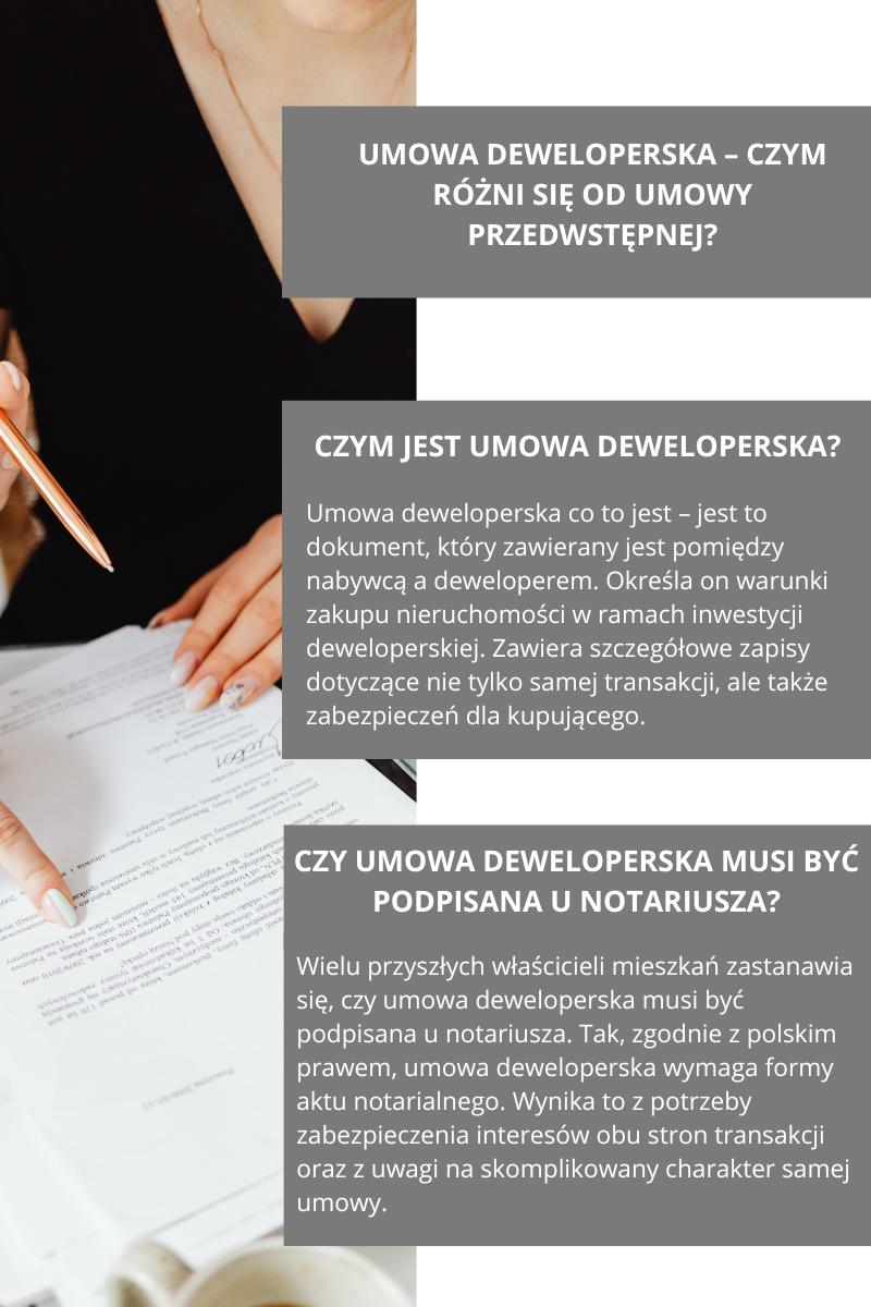 Umowa deweloperska – czym różni się od umowy przedwstępnej_