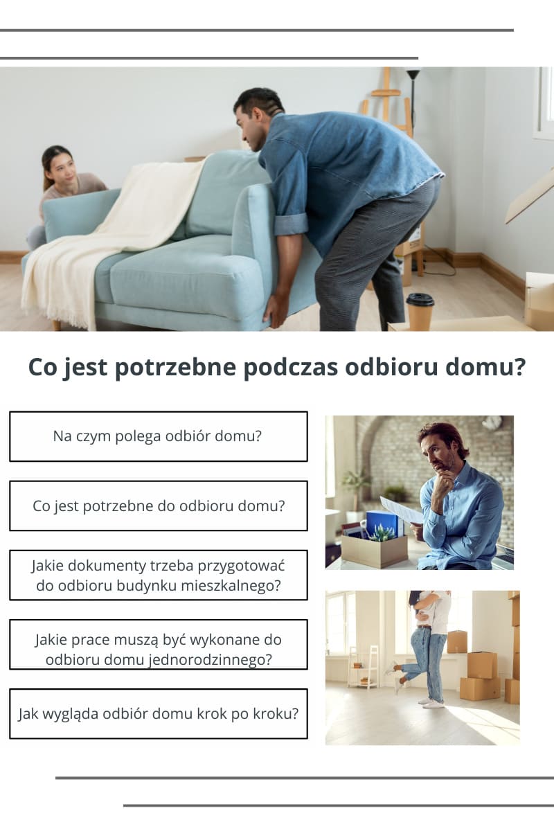 Co jest potrzebne podczas odbioru domu_