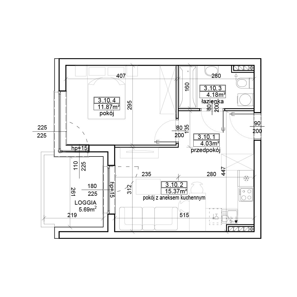 Mono Apartamenty I M23