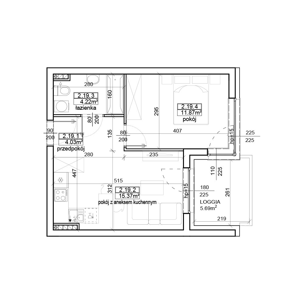Mono Apartamenty I M55
