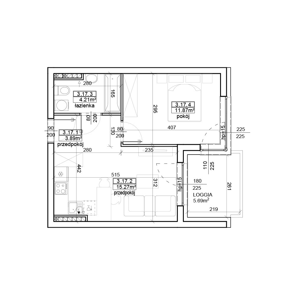 Mono Apartamenty I M61