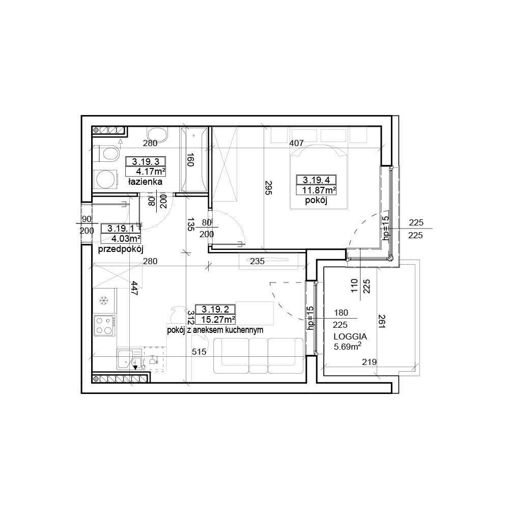 Mono Apartamenty I M63